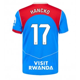 Atletico Madrid David Hancko #17 Tredje skjorte 2025-26 Kortermet